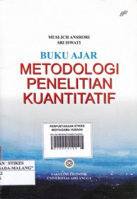 Buku Ajar Metodologi Penelitian Kuantitatif