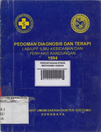 Pedoman Diagnosis dan Terapi Lab/UPF Ilmu Kebidanan dan Penyakit Kandungan